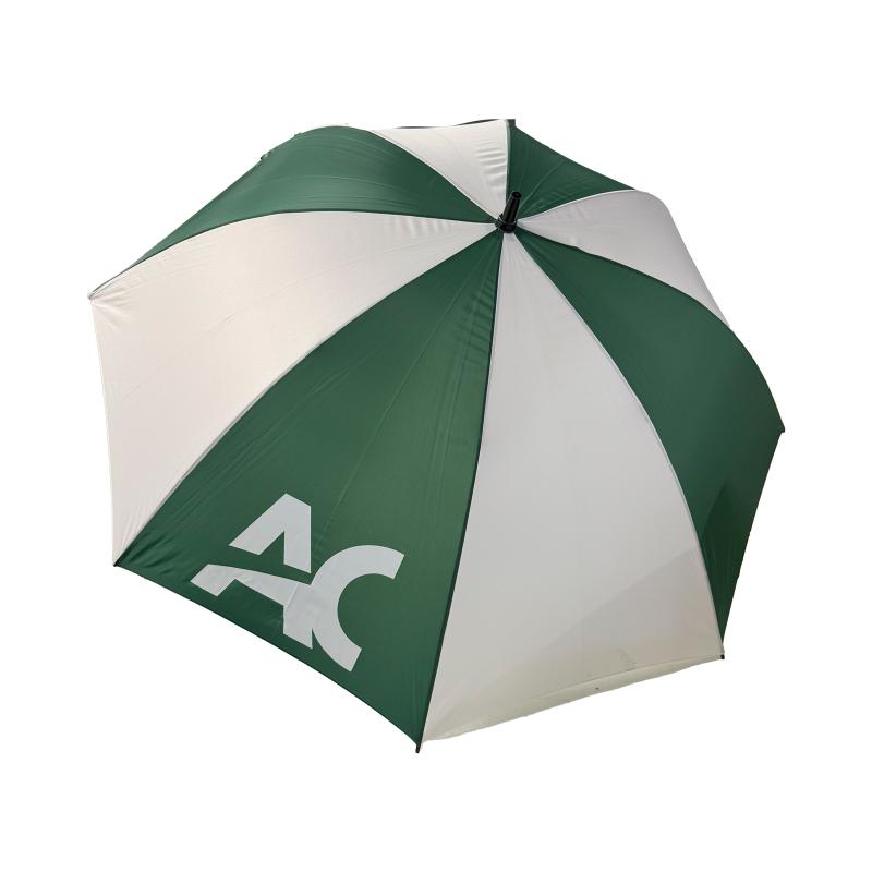 AC Green and White Umbrella