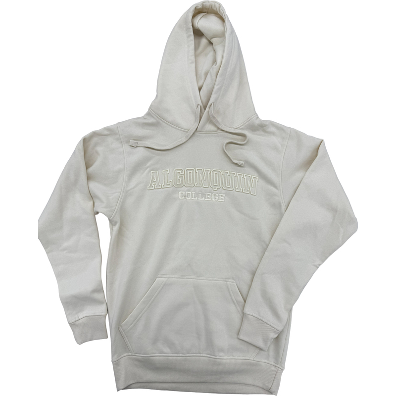 Layer Essentials Embroidered Hood in Natural