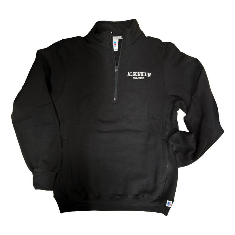 Russell 1/4 Zip Sweater Black