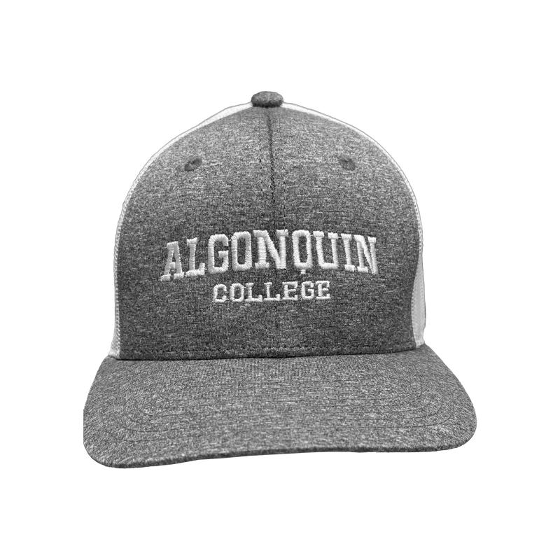 Baseball Cap Mesh Back Charcoal & White