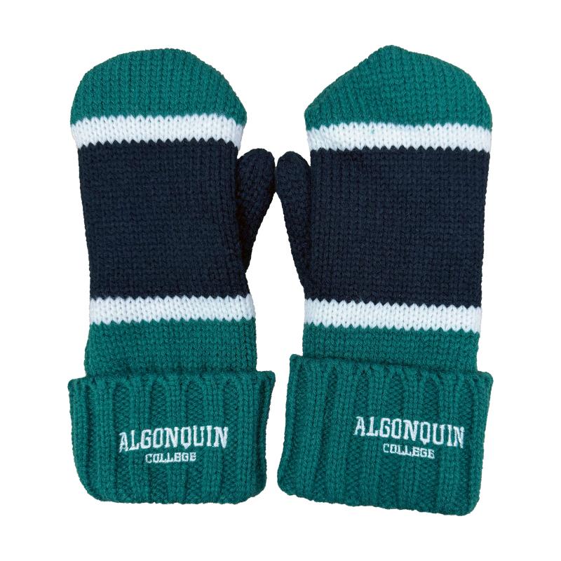 AC Chunky Knit Wool Mittens