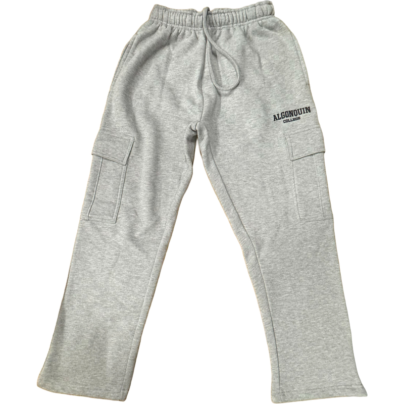 Cargo Sweatpants in Grey Melange