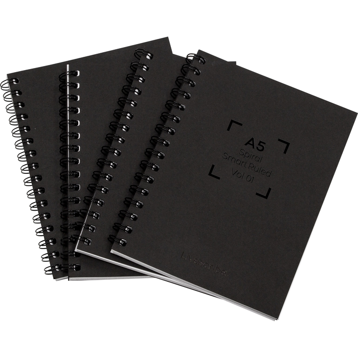 LIVESCRIBE: A5 NOTEBOOKS