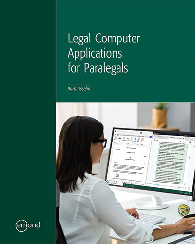 9781774625484 Legal Computer Applications For Paralegals (Lifetime ...