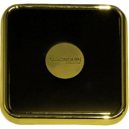 COASTER SQUARE - GOLD/LEA