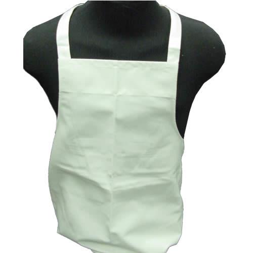 APRONS - WHITE BIB (WHITE