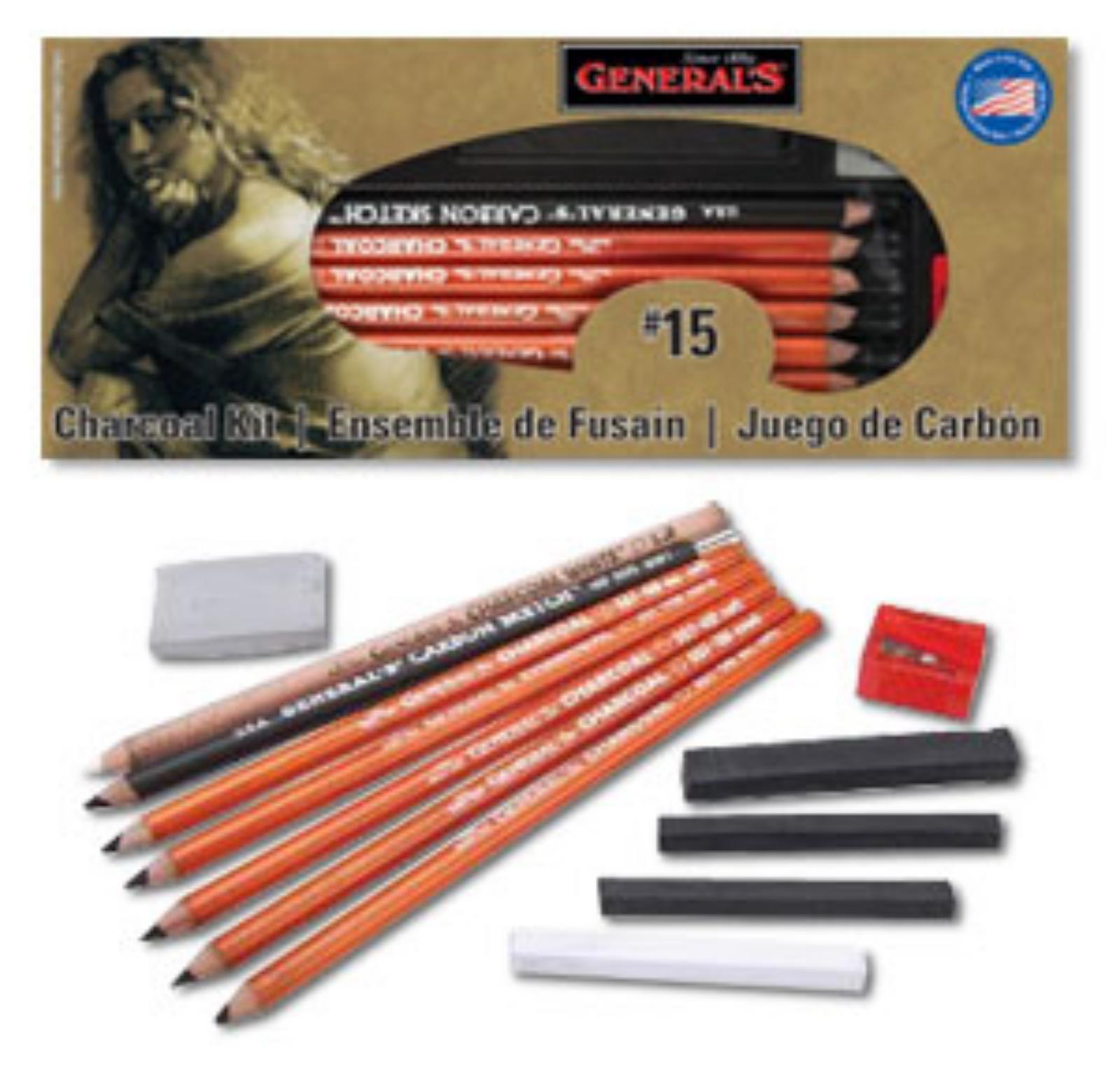 GENERALS CHARCOAL SET 15)