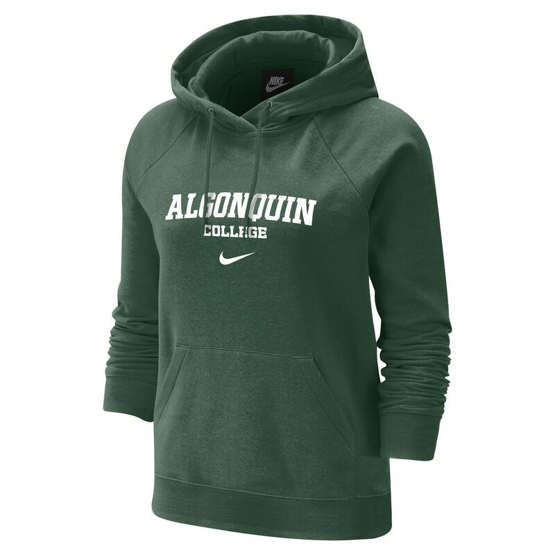 Nike Women's Varsity Fleece Hoodie (Dark Green)