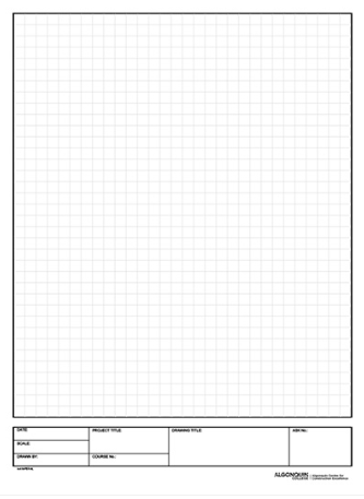 Architecture Pad - 8.5"X11" - 70 Sheets