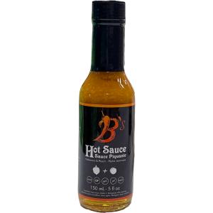 741365619444 B's Hand Crafted Hot Sauce (Peach & Habanero)