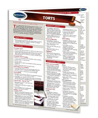 1554311802 Torts - Canadian Law Guide - Legal Quick Reference