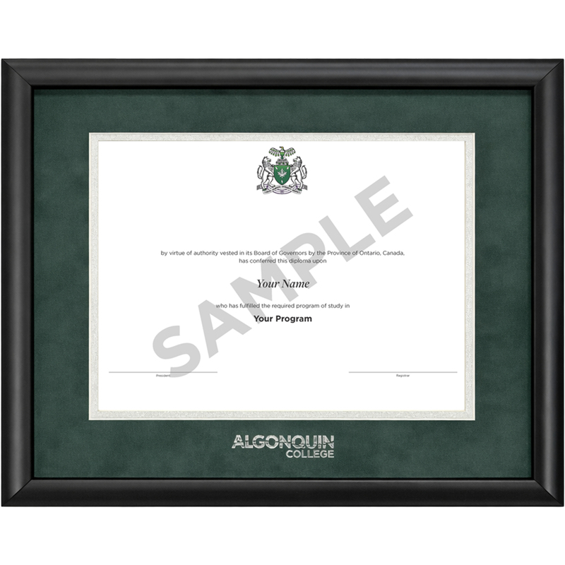 Diploma Frame Executive (Suede Mat With Silver Underlay)