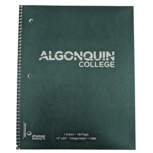 075755618343 Notebook: 1 Subject 160 Page Algonquin College