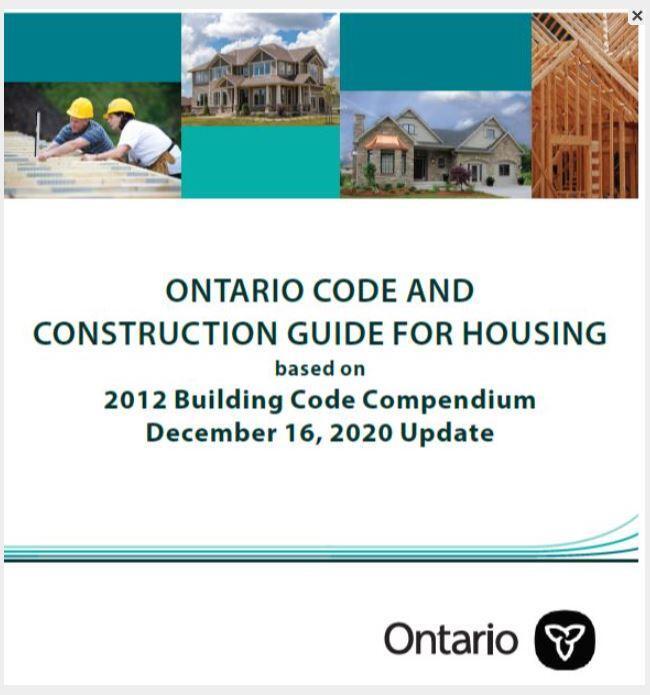 Ontario Code & Construction Guide For Housing
