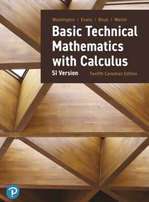 Basic Technical Mathematics With Calculus Si Version (6 Mo)