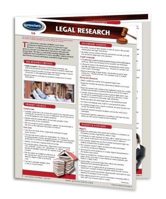 1554311764 Legal Research - Canadian - Law Quick Reference Guide