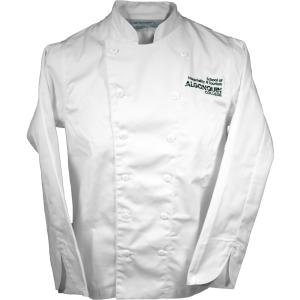 Chef Jacket With Logo And Buttons (White)