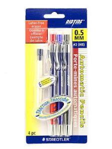 031901939458 Pencil: Riptide 0.5mm Mechanical +6 Eraser Refill (3 Pack)