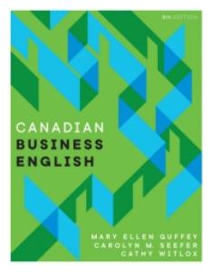 Canadian Business English W/ Mindtap