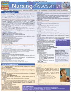 9781423214335 Nursing Assessment Laminated Study Guide