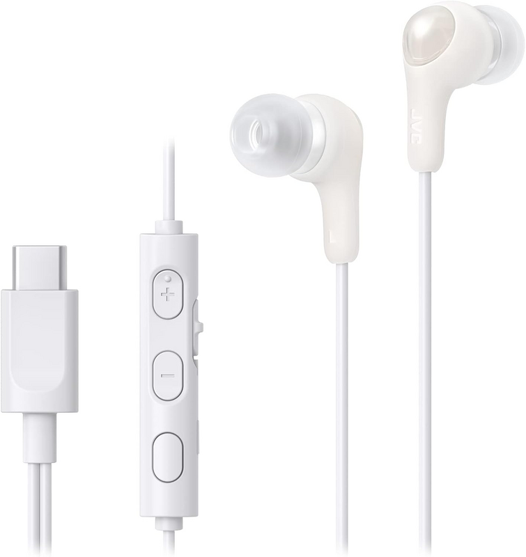 Headphones: Gumy In-Ear - USB-C  W/ Mic - Coconut White
