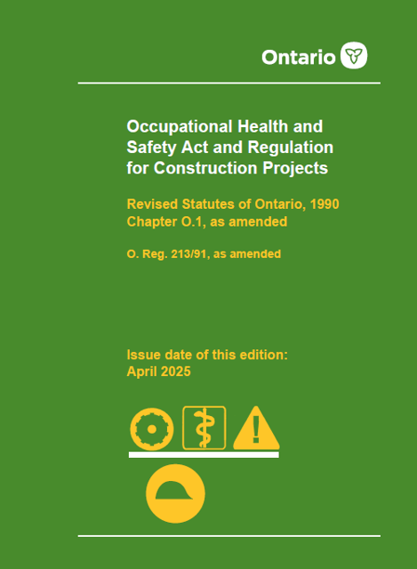 Occupational H&S Act & Regs F/Construction Projects Apr 2025