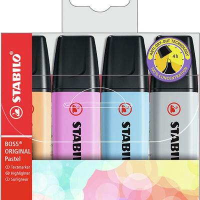 4006381492867 Stabilo Boss Pastel Highlighters (4 Pack)