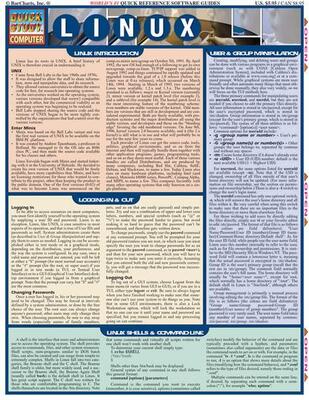 Linux Laminated Reference Guide